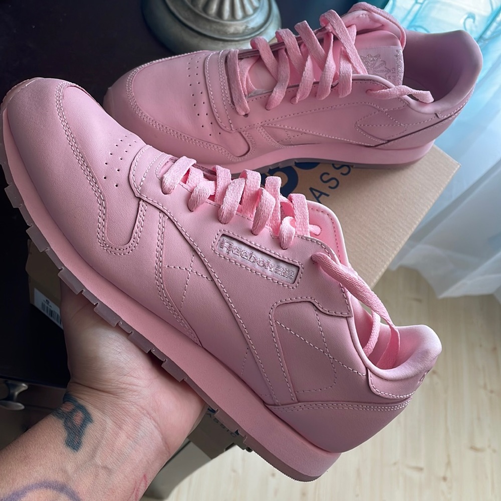 Pink Reebok Classics